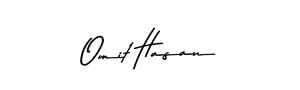 Also we have Omit Hasan name is the best signature style. Create professional handwritten signature collection using Asem Kandis PERSONAL USE autograph style. Omit Hasan signature style 9 images and pictures png
