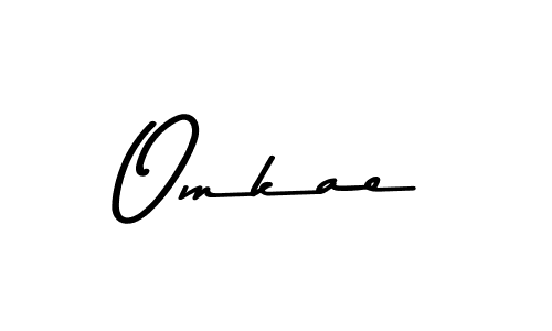 Omkae stylish signature style. Best Handwritten Sign (Asem Kandis PERSONAL USE) for my name. Handwritten Signature Collection Ideas for my name Omkae. Omkae signature style 9 images and pictures png