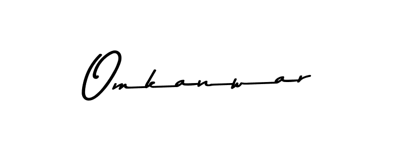 Omkanwar stylish signature style. Best Handwritten Sign (Asem Kandis PERSONAL USE) for my name. Handwritten Signature Collection Ideas for my name Omkanwar. Omkanwar signature style 9 images and pictures png