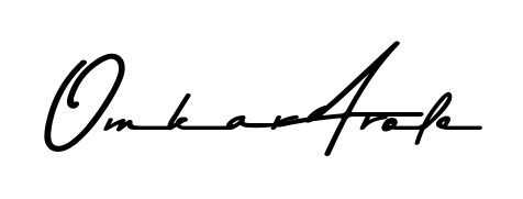 Make a beautiful signature design for name Omkar Arole. Use this online signature maker to create a handwritten signature for free. Omkar Arole signature style 9 images and pictures png