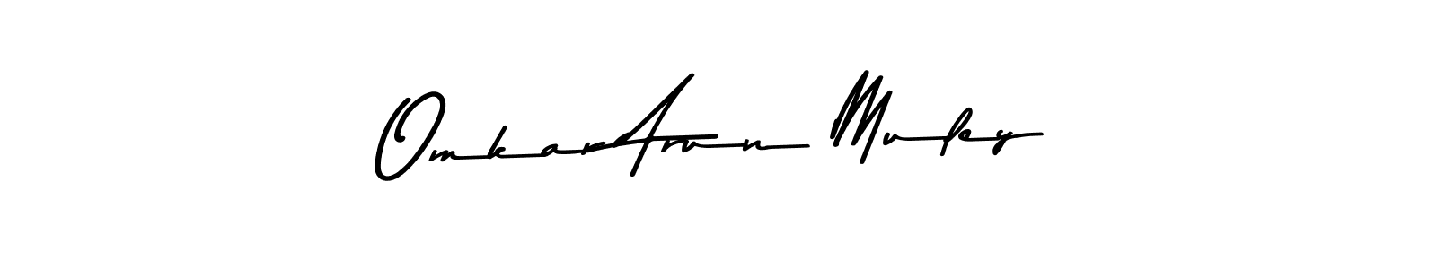 You should practise on your own different ways (Asem Kandis PERSONAL USE) to write your name (Omkar Arun Muley) in signature. don't let someone else do it for you. Omkar Arun Muley signature style 9 images and pictures png