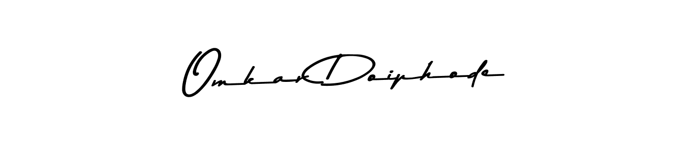 This is the best signature style for the Omkar Doiphode name. Also you like these signature font (Asem Kandis PERSONAL USE). Mix name signature. Omkar Doiphode signature style 9 images and pictures png
