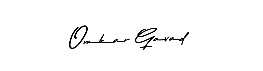 Create a beautiful signature design for name Omkar Gavad. With this signature (Asem Kandis PERSONAL USE) fonts, you can make a handwritten signature for free. Omkar Gavad signature style 9 images and pictures png