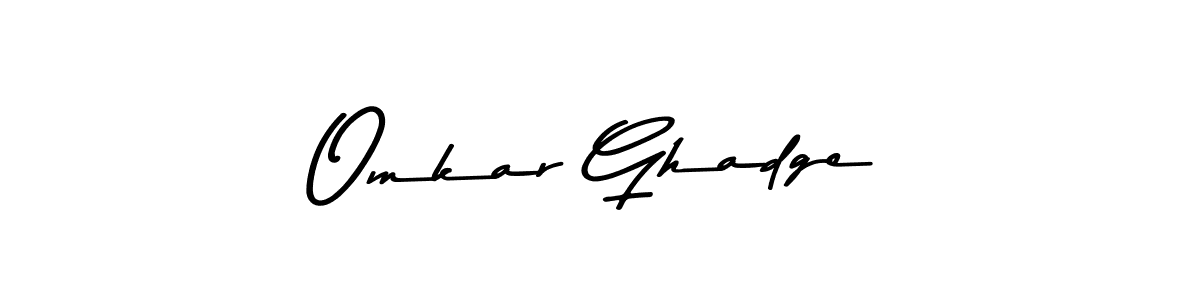 Here are the top 10 professional signature styles for the name Omkar Ghadge. These are the best autograph styles you can use for your name. Omkar Ghadge signature style 9 images and pictures png