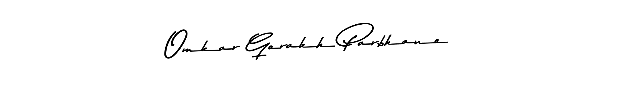 Design your own signature with our free online signature maker. With this signature software, you can create a handwritten (Asem Kandis PERSONAL USE) signature for name Omkar Gorakh Parbhane. Omkar Gorakh Parbhane signature style 9 images and pictures png