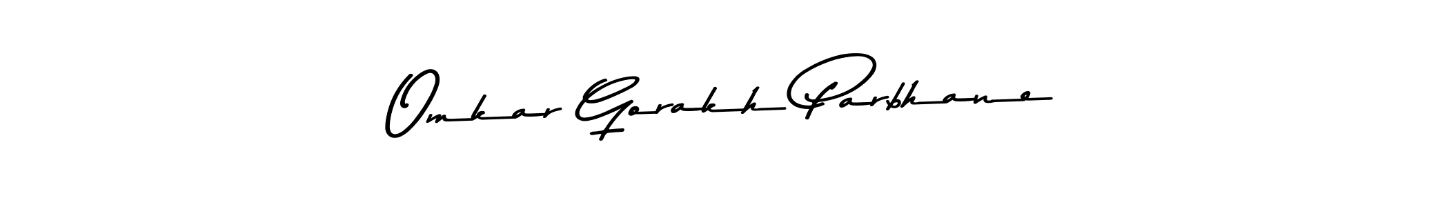 Design your own signature with our free online signature maker. With this signature software, you can create a handwritten (Asem Kandis PERSONAL USE) signature for name Omkar Gorakh Parbhane. Omkar Gorakh Parbhane signature style 9 images and pictures png