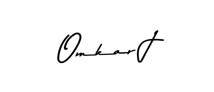 if you are searching for the best signature style for your name Omkar J. so please give up your signature search. here we have designed multiple signature styles  using Asem Kandis PERSONAL USE. Omkar J signature style 9 images and pictures png