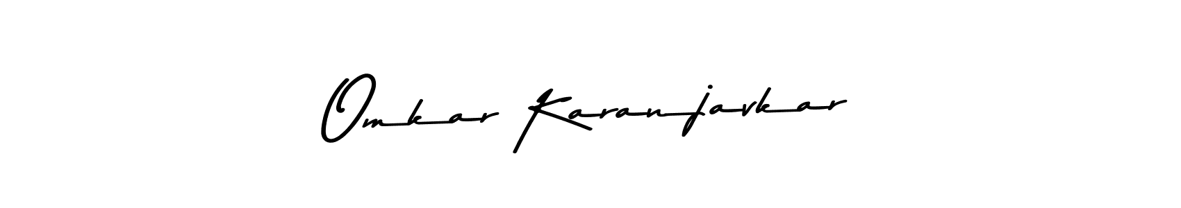 Design your own signature with our free online signature maker. With this signature software, you can create a handwritten (Asem Kandis PERSONAL USE) signature for name Omkar Karanjavkar. Omkar Karanjavkar signature style 9 images and pictures png