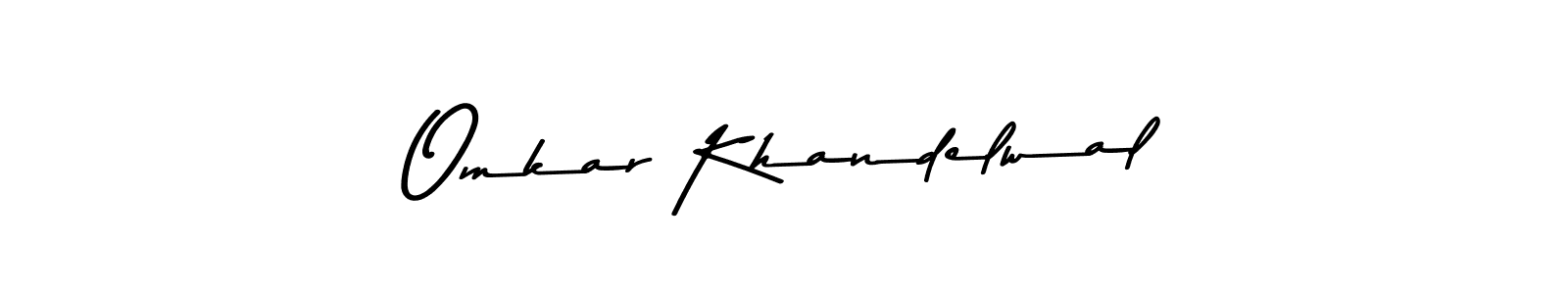 Make a beautiful signature design for name Omkar Khandelwal. Use this online signature maker to create a handwritten signature for free. Omkar Khandelwal signature style 9 images and pictures png