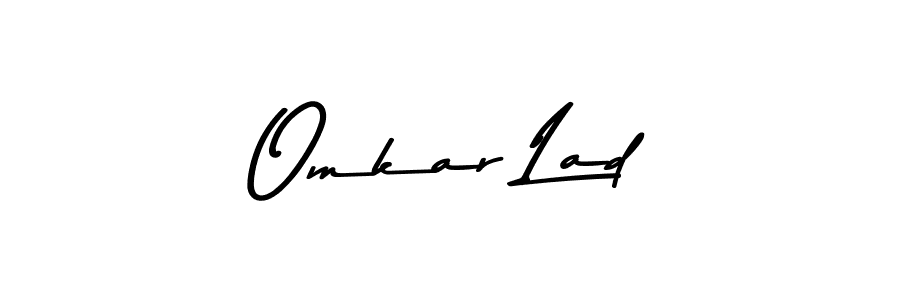 Use a signature maker to create a handwritten signature online. With this signature software, you can design (Asem Kandis PERSONAL USE) your own signature for name Omkar Lad. Omkar Lad signature style 9 images and pictures png