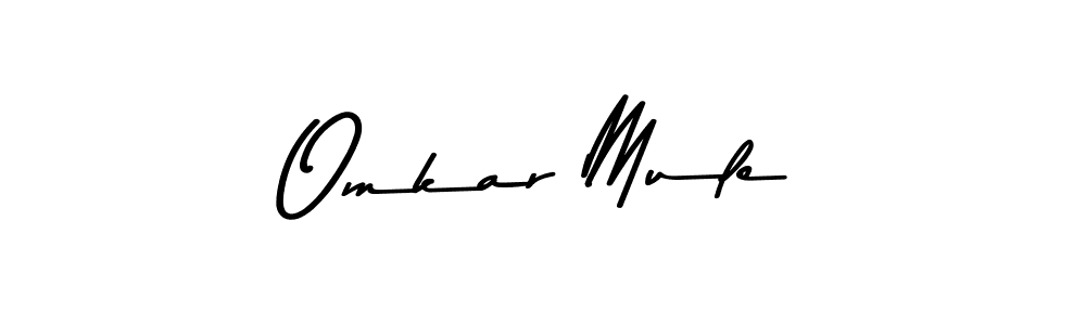 Use a signature maker to create a handwritten signature online. With this signature software, you can design (Asem Kandis PERSONAL USE) your own signature for name Omkar Mule. Omkar Mule signature style 9 images and pictures png