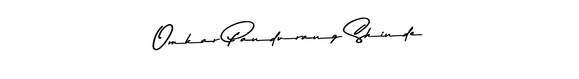 Create a beautiful signature design for name Omkar Pandurang Shinde. With this signature (Asem Kandis PERSONAL USE) fonts, you can make a handwritten signature for free. Omkar Pandurang Shinde signature style 9 images and pictures png