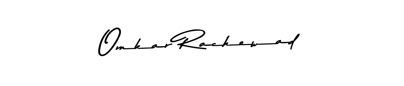 if you are searching for the best signature style for your name Omkar Rachewad. so please give up your signature search. here we have designed multiple signature styles  using Asem Kandis PERSONAL USE. Omkar Rachewad signature style 9 images and pictures png