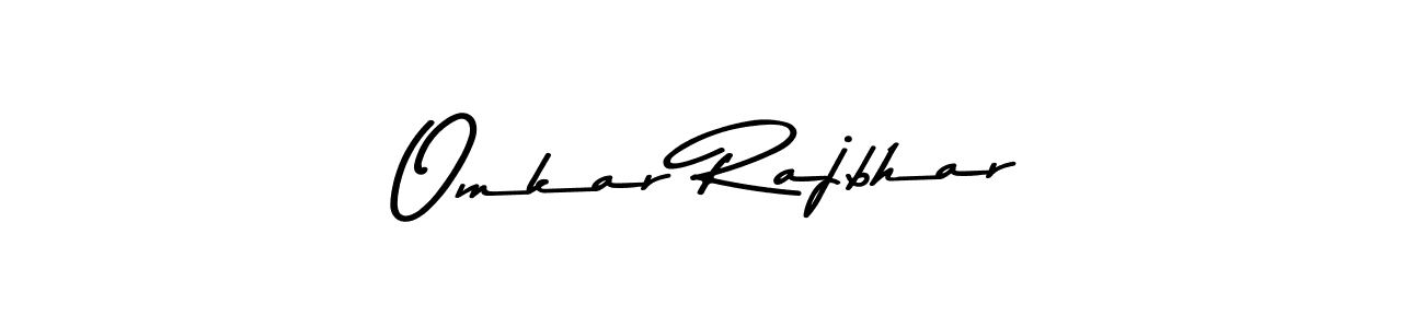 Omkar Rajbhar stylish signature style. Best Handwritten Sign (Asem Kandis PERSONAL USE) for my name. Handwritten Signature Collection Ideas for my name Omkar Rajbhar. Omkar Rajbhar signature style 9 images and pictures png