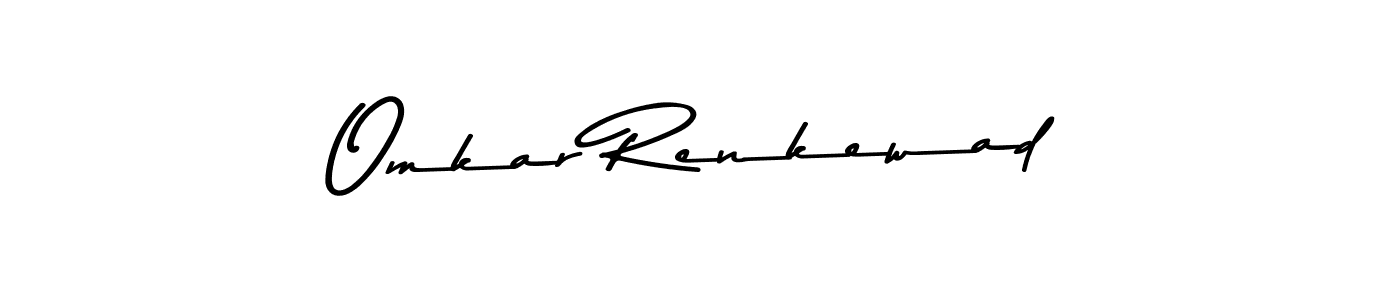How to make Omkar Renkewad signature? Asem Kandis PERSONAL USE is a professional autograph style. Create handwritten signature for Omkar Renkewad name. Omkar Renkewad signature style 9 images and pictures png