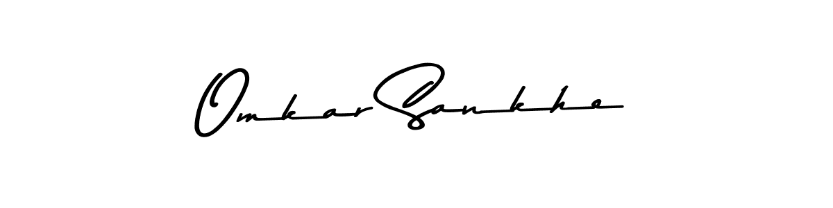 Also You can easily find your signature by using the search form. We will create Omkar Sankhe name handwritten signature images for you free of cost using Asem Kandis PERSONAL USE sign style. Omkar Sankhe signature style 9 images and pictures png