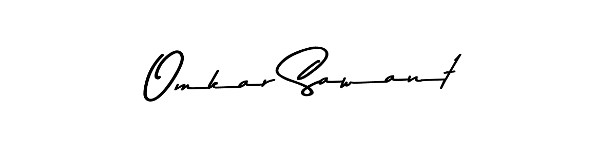 Design your own signature with our free online signature maker. With this signature software, you can create a handwritten (Asem Kandis PERSONAL USE) signature for name Omkar Sawant. Omkar Sawant signature style 9 images and pictures png