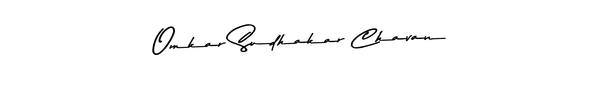 Asem Kandis PERSONAL USE is a professional signature style that is perfect for those who want to add a touch of class to their signature. It is also a great choice for those who want to make their signature more unique. Get Omkar Sudhakar Chavan name to fancy signature for free. Omkar Sudhakar Chavan signature style 9 images and pictures png