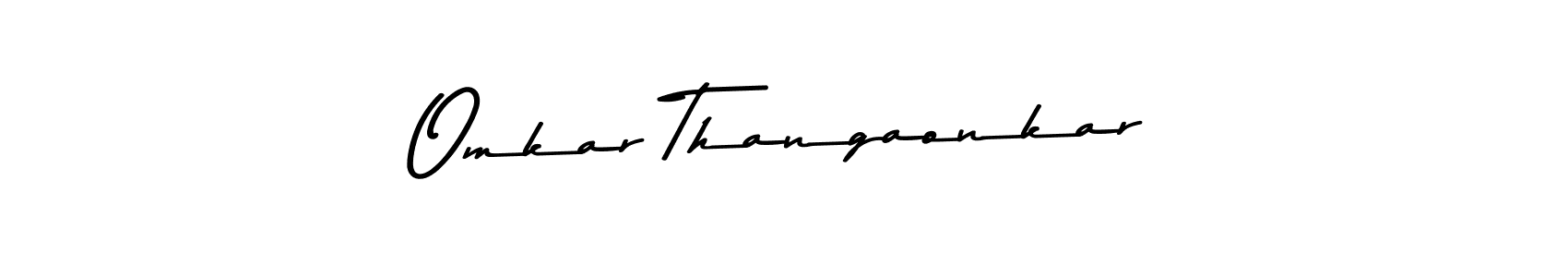 Omkar Thangaonkar stylish signature style. Best Handwritten Sign (Asem Kandis PERSONAL USE) for my name. Handwritten Signature Collection Ideas for my name Omkar Thangaonkar. Omkar Thangaonkar signature style 9 images and pictures png