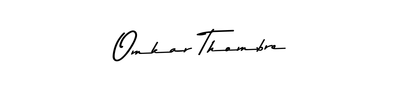 Omkar Thombre stylish signature style. Best Handwritten Sign (Asem Kandis PERSONAL USE) for my name. Handwritten Signature Collection Ideas for my name Omkar Thombre. Omkar Thombre signature style 9 images and pictures png