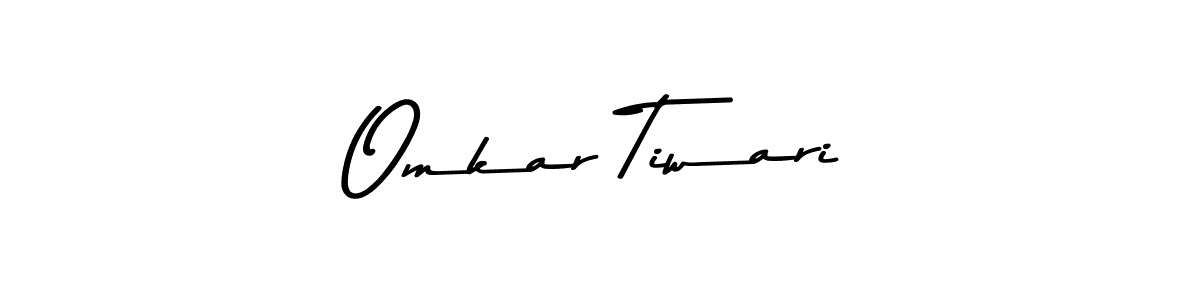 Make a beautiful signature design for name Omkar Tiwari. With this signature (Asem Kandis PERSONAL USE) style, you can create a handwritten signature for free. Omkar Tiwari signature style 9 images and pictures png
