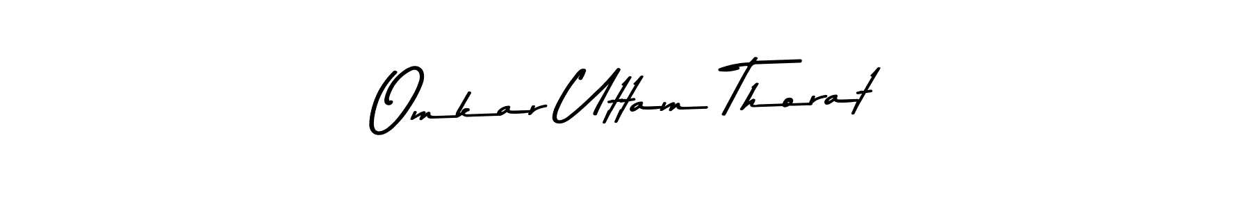 Make a beautiful signature design for name Omkar Uttam Thorat. With this signature (Asem Kandis PERSONAL USE) style, you can create a handwritten signature for free. Omkar Uttam Thorat signature style 9 images and pictures png