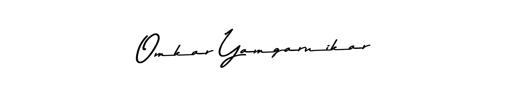 Design your own signature with our free online signature maker. With this signature software, you can create a handwritten (Asem Kandis PERSONAL USE) signature for name Omkar Yamgarnikar. Omkar Yamgarnikar signature style 9 images and pictures png