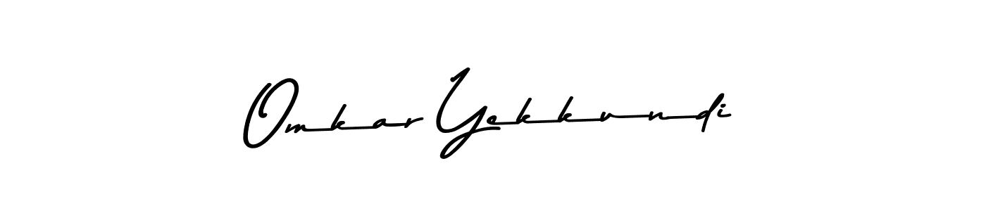 Design your own signature with our free online signature maker. With this signature software, you can create a handwritten (Asem Kandis PERSONAL USE) signature for name Omkar Yekkundi. Omkar Yekkundi signature style 9 images and pictures png