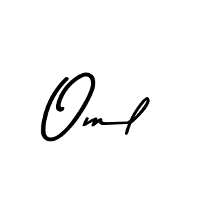 How to make Oml signature? Asem Kandis PERSONAL USE is a professional autograph style. Create handwritten signature for Oml name. Oml signature style 9 images and pictures png