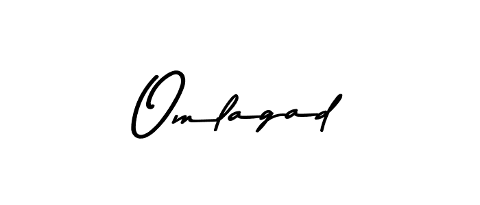 You should practise on your own different ways (Asem Kandis PERSONAL USE) to write your name (Omlagad) in signature. don't let someone else do it for you. Omlagad signature style 9 images and pictures png