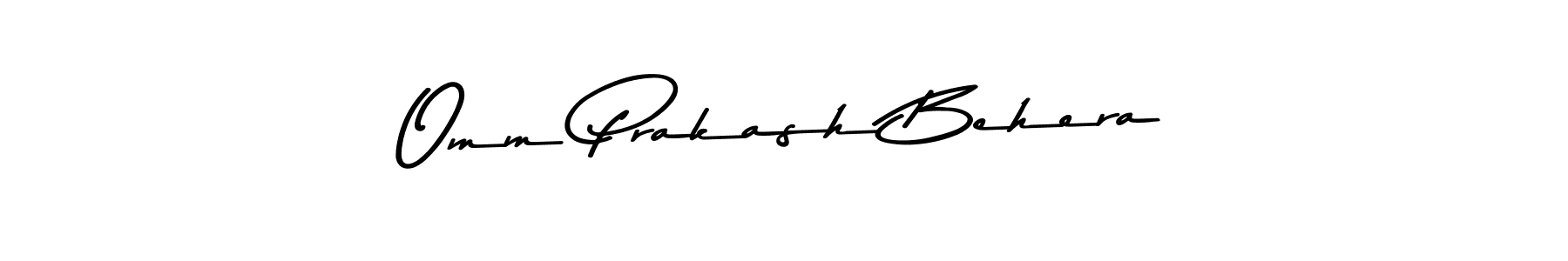 Asem Kandis PERSONAL USE is a professional signature style that is perfect for those who want to add a touch of class to their signature. It is also a great choice for those who want to make their signature more unique. Get Omm Prakash Behera name to fancy signature for free. Omm Prakash Behera signature style 9 images and pictures png