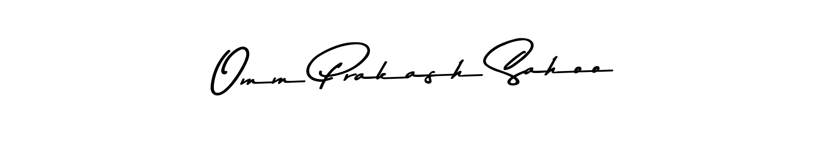 Create a beautiful signature design for name Omm Prakash Sahoo. With this signature (Asem Kandis PERSONAL USE) fonts, you can make a handwritten signature for free. Omm Prakash Sahoo signature style 9 images and pictures png
