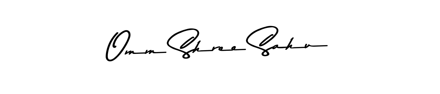 Create a beautiful signature design for name Omm Shree Sahu. With this signature (Asem Kandis PERSONAL USE) fonts, you can make a handwritten signature for free. Omm Shree Sahu signature style 9 images and pictures png