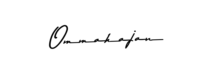 Also You can easily find your signature by using the search form. We will create Ommahajan name handwritten signature images for you free of cost using Asem Kandis PERSONAL USE sign style. Ommahajan signature style 9 images and pictures png