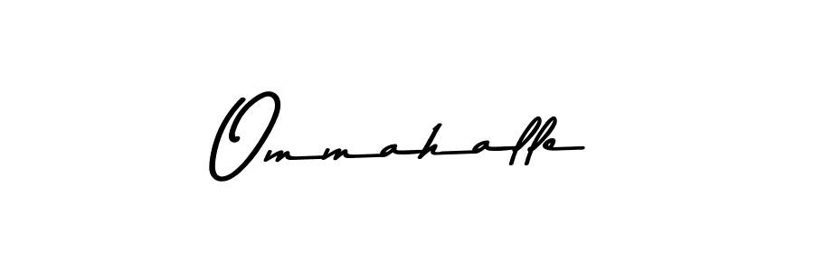 How to make Ommahalle signature? Asem Kandis PERSONAL USE is a professional autograph style. Create handwritten signature for Ommahalle name. Ommahalle signature style 9 images and pictures png