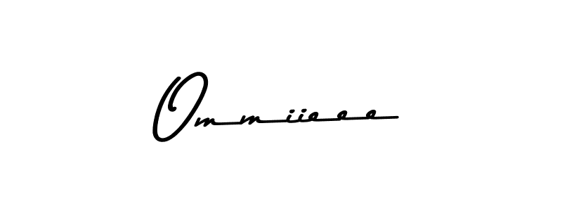 Design your own signature with our free online signature maker. With this signature software, you can create a handwritten (Asem Kandis PERSONAL USE) signature for name Ommiieee. Ommiieee signature style 9 images and pictures png