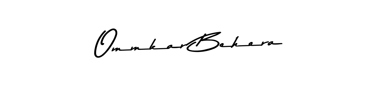 Design your own signature with our free online signature maker. With this signature software, you can create a handwritten (Asem Kandis PERSONAL USE) signature for name Ommkar Behera. Ommkar Behera signature style 9 images and pictures png