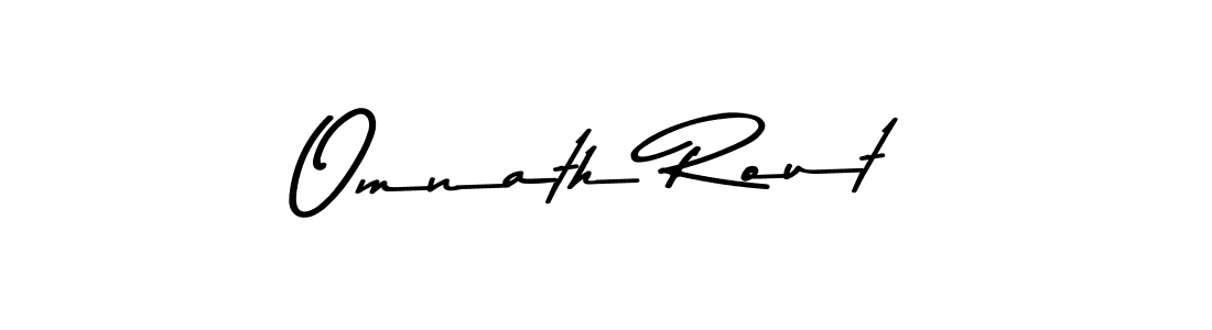 Also we have Omnath Rout name is the best signature style. Create professional handwritten signature collection using Asem Kandis PERSONAL USE autograph style. Omnath Rout signature style 9 images and pictures png