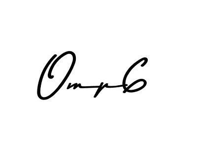 How to make Omp6 signature? Asem Kandis PERSONAL USE is a professional autograph style. Create handwritten signature for Omp6 name. Omp6 signature style 9 images and pictures png