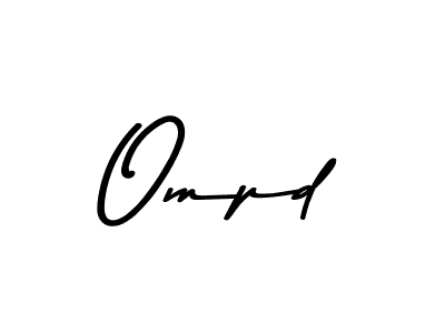 Use a signature maker to create a handwritten signature online. With this signature software, you can design (Asem Kandis PERSONAL USE) your own signature for name Ompd. Ompd signature style 9 images and pictures png