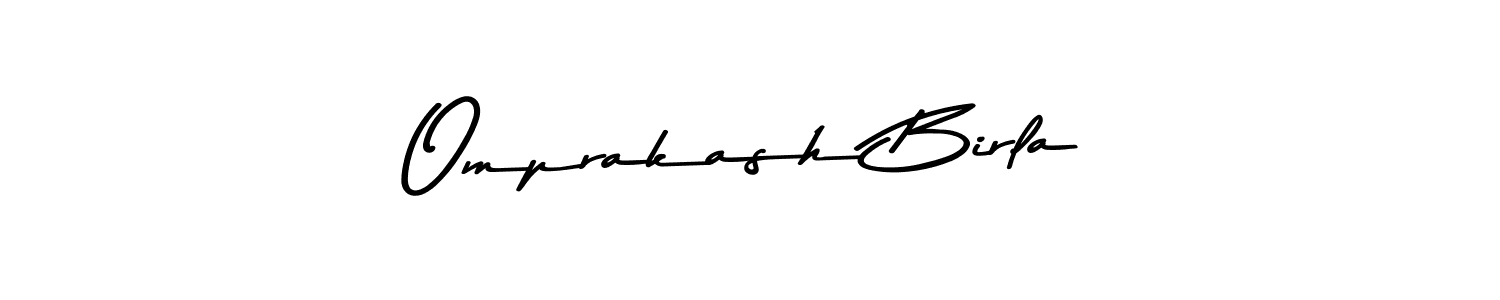 How to make Omprakash Birla signature? Asem Kandis PERSONAL USE is a professional autograph style. Create handwritten signature for Omprakash Birla name. Omprakash Birla signature style 9 images and pictures png