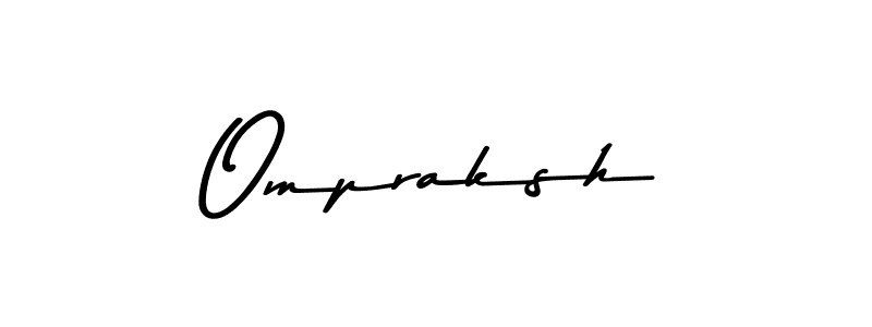 Ompraksh stylish signature style. Best Handwritten Sign (Asem Kandis PERSONAL USE) for my name. Handwritten Signature Collection Ideas for my name Ompraksh. Ompraksh signature style 9 images and pictures png