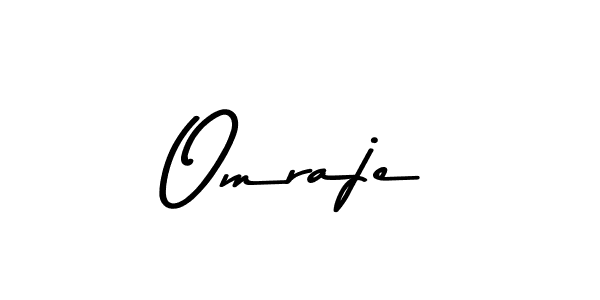 Make a beautiful signature design for name Omraje. With this signature (Asem Kandis PERSONAL USE) style, you can create a handwritten signature for free. Omraje signature style 9 images and pictures png