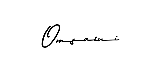 You should practise on your own different ways (Asem Kandis PERSONAL USE) to write your name (Omsaini) in signature. don't let someone else do it for you. Omsaini signature style 9 images and pictures png