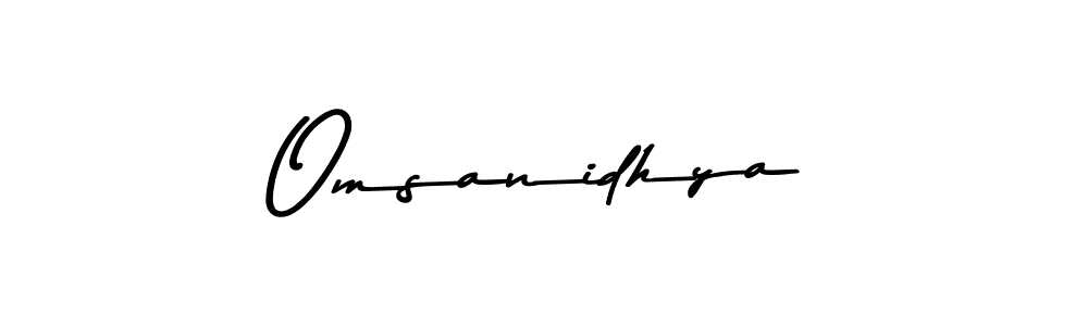 Also You can easily find your signature by using the search form. We will create Omsanidhya name handwritten signature images for you free of cost using Asem Kandis PERSONAL USE sign style. Omsanidhya signature style 9 images and pictures png