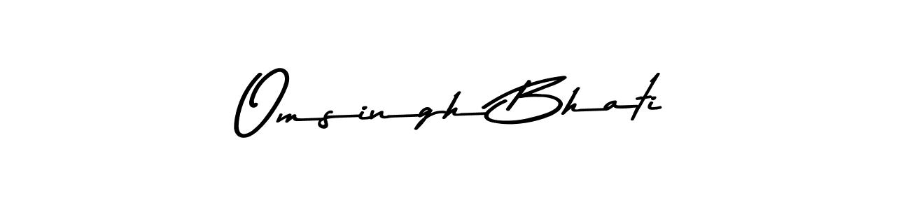 Here are the top 10 professional signature styles for the name Omsingh Bhati. These are the best autograph styles you can use for your name. Omsingh Bhati signature style 9 images and pictures png