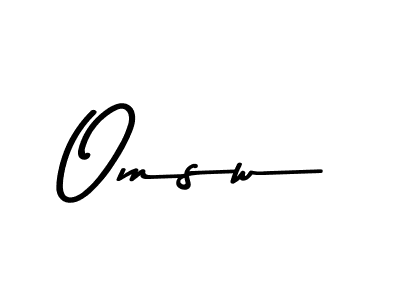 It looks lik you need a new signature style for name Omsw. Design unique handwritten (Asem Kandis PERSONAL USE) signature with our free signature maker in just a few clicks. Omsw signature style 9 images and pictures png