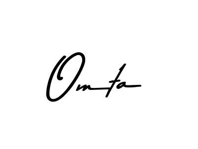 It looks lik you need a new signature style for name Omta. Design unique handwritten (Asem Kandis PERSONAL USE) signature with our free signature maker in just a few clicks. Omta signature style 9 images and pictures png