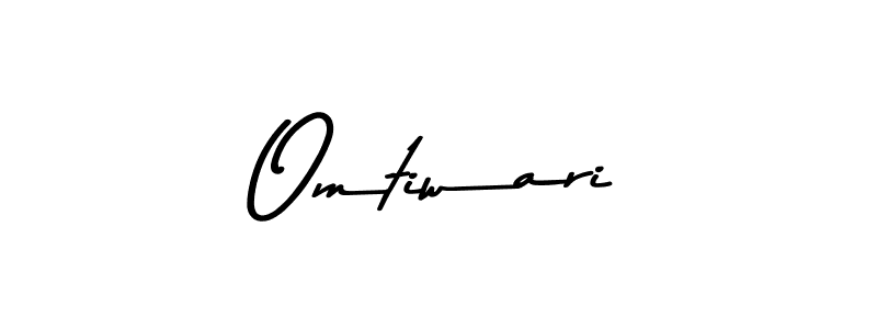 Make a beautiful signature design for name Omtiwari. With this signature (Asem Kandis PERSONAL USE) style, you can create a handwritten signature for free. Omtiwari signature style 9 images and pictures png