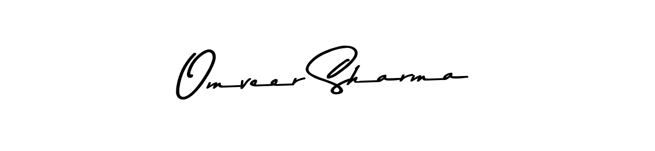 How to make Omveer Sharma signature? Asem Kandis PERSONAL USE is a professional autograph style. Create handwritten signature for Omveer Sharma name. Omveer Sharma signature style 9 images and pictures png